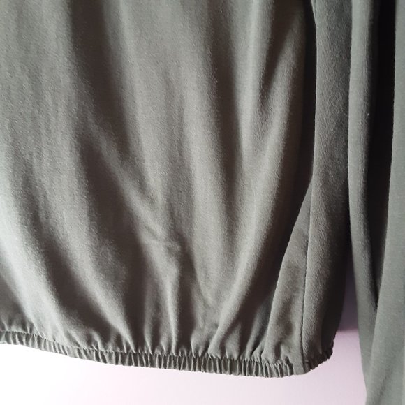 Yest European Brand - Green Long Sleeve Top Blouse T-shirt Size S/M - Picture 7 of 10